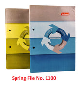 Ring & Clip Board Printed File (No.1100) (Spine - 4.4cm) (Suitable for A4 and Legal size paper)
